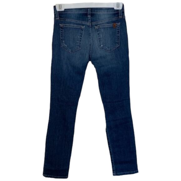 Joe’s Ripped Keagan Distressed Mid Rise Straight Jeans Dark Wash Blue Size 32 - Picture 6 of 9